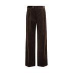 Braune Baumwoll-Freizeithose