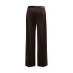 Braune Baumwoll-Freizeithose