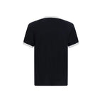 Schwarzes T-Shirt aus Baumwolle FG65TS1644SK99J