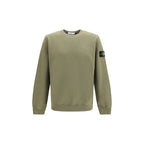 Zweifarbiger Baumwollpullover
