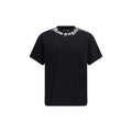 Schwarzes Baumwoll-T-Shirt