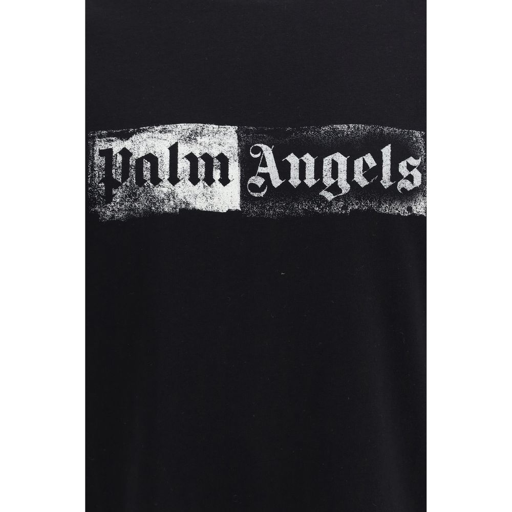 Schwarzes Baumwoll-T-Shirt
