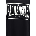 Schwarzes Baumwoll-T-Shirt