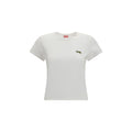 Weißes Baumwoll-T-Shirt Kenzo