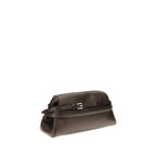 Braune Ziegenleder-Schultertasche