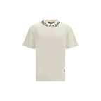 Beiges Baumwoll-T-Shirt