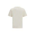 Beiges Baumwoll-T-Shirt