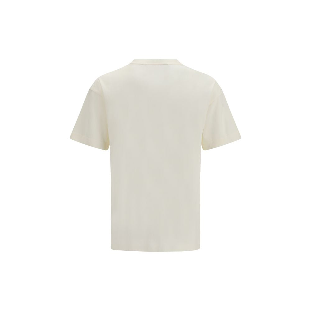 Beiges Baumwoll-T-Shirt