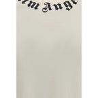 Beiges Baumwoll-T-Shirt