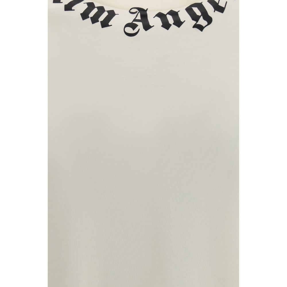 Beiges Baumwoll-T-Shirt