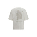 Weißes Baumwoll-T-Shirt