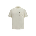 Weißes Baumwoll-T-Shirt