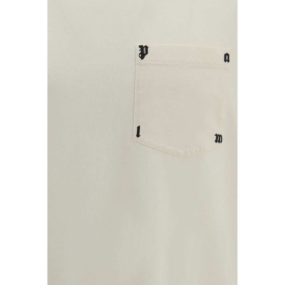 Weißes Baumwoll-T-Shirt