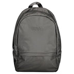 Schwarzer Rucksack aus Polyester für Herren