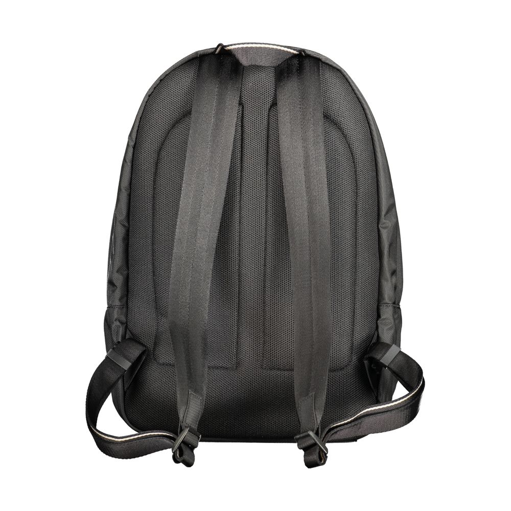 Schwarzer Rucksack aus Polyester für Herren