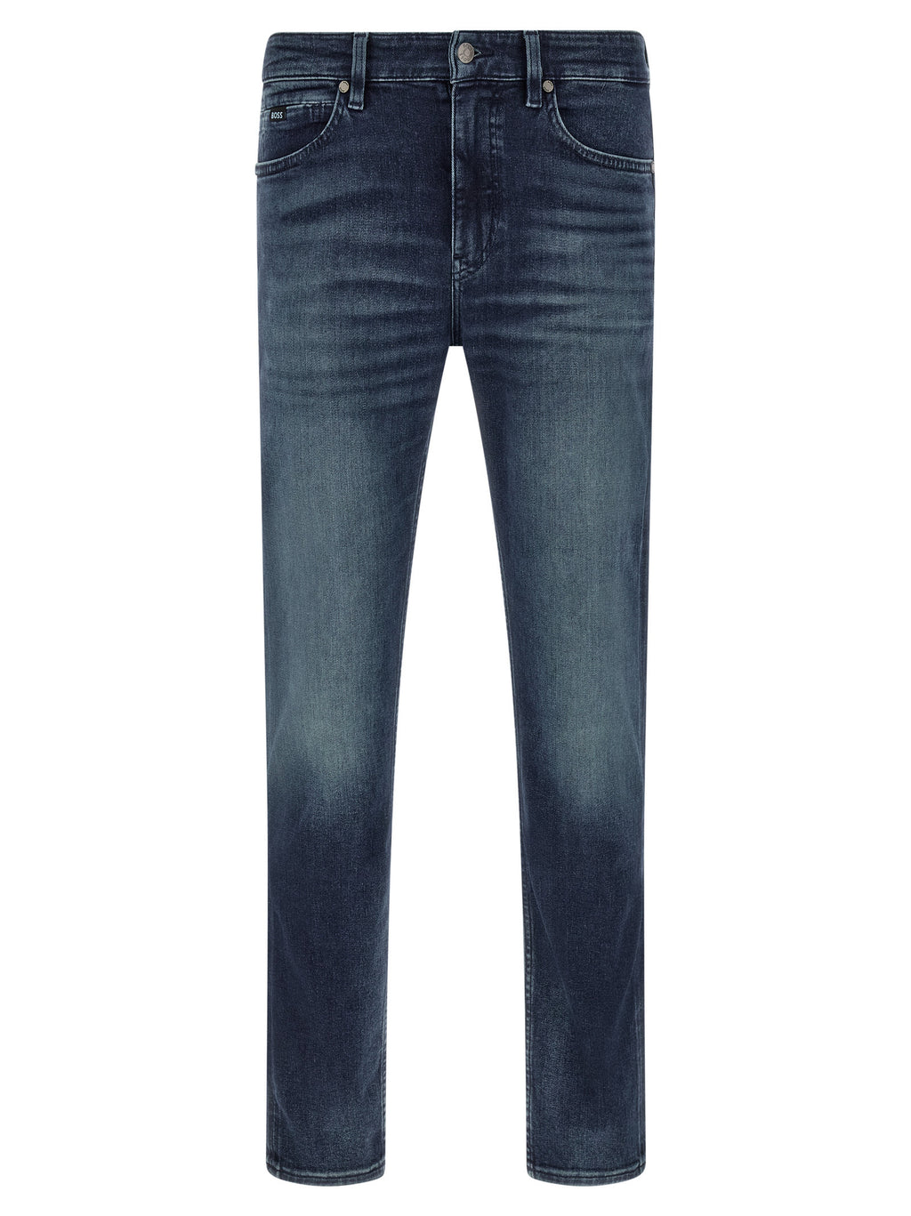Blaue Jeans aus Baumwolle, Tapered Fit