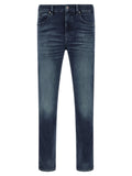 Blaue Jeans aus Baumwolle, Tapered Fit