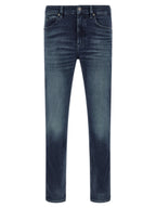 Blaue Jeans aus Baumwolle, Tapered Fit