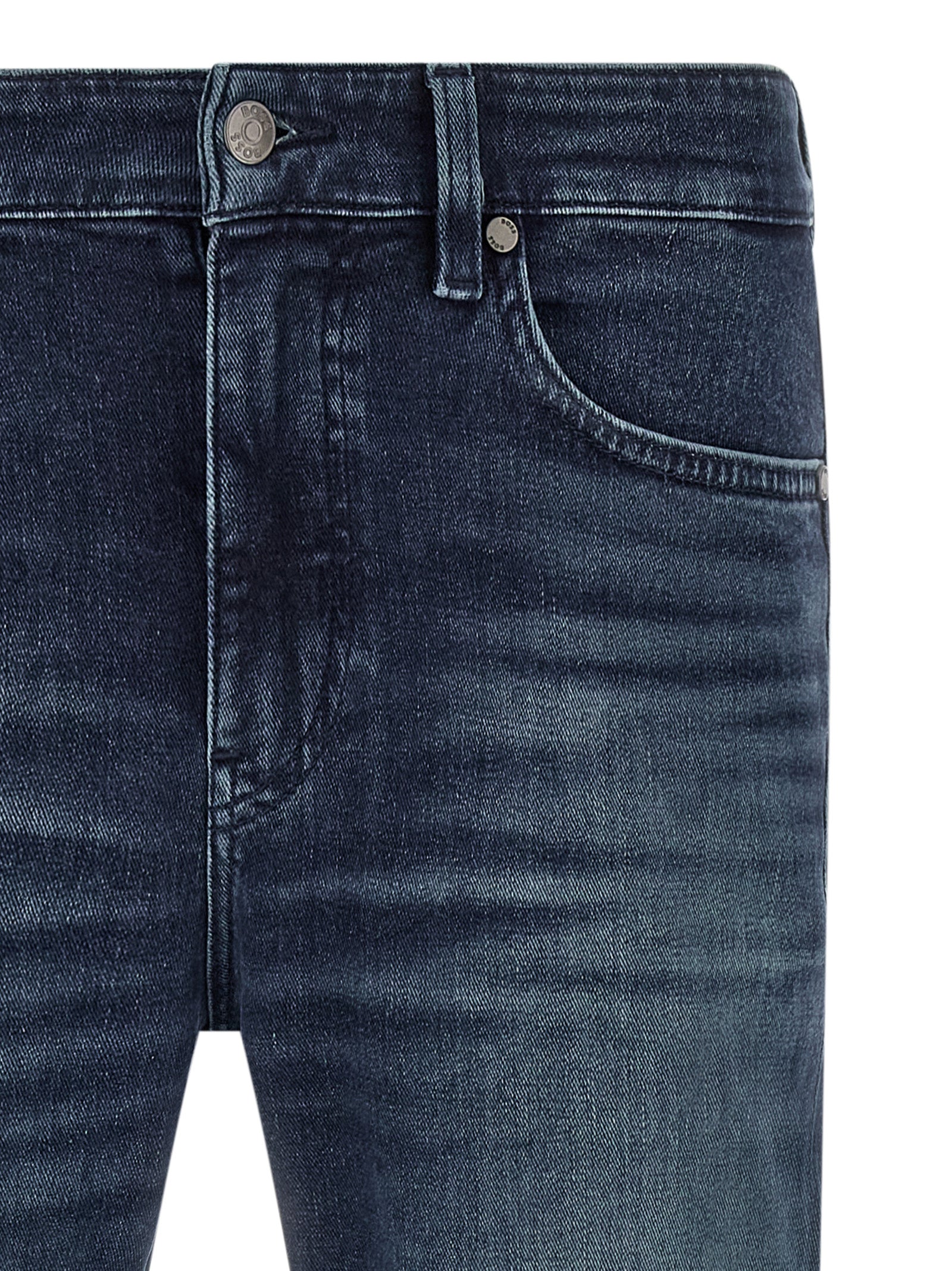 Blaue Jeans aus Baumwolle, Tapered Fit