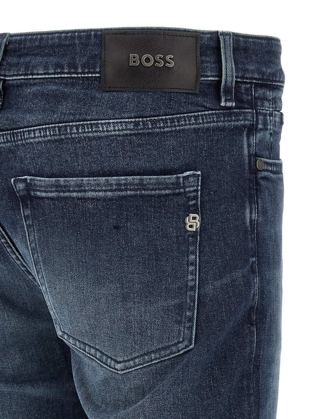 Blaue Jeans aus Baumwolle, Tapered Fit