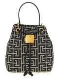 Zweifarbige Handtasche aus Polyester