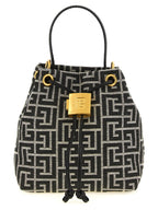 Zweifarbige Handtasche aus Polyester