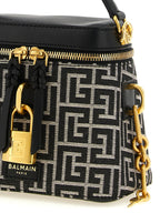 Zweifarbige Handtasche aus Polyester