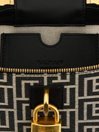 Zweifarbige Handtasche aus Polyester