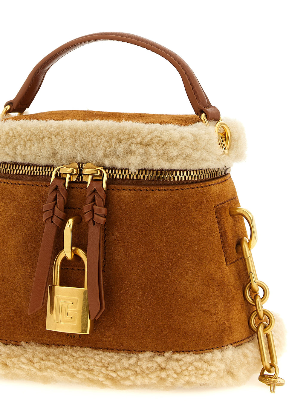 Braune Kalbsleder-Handtasche