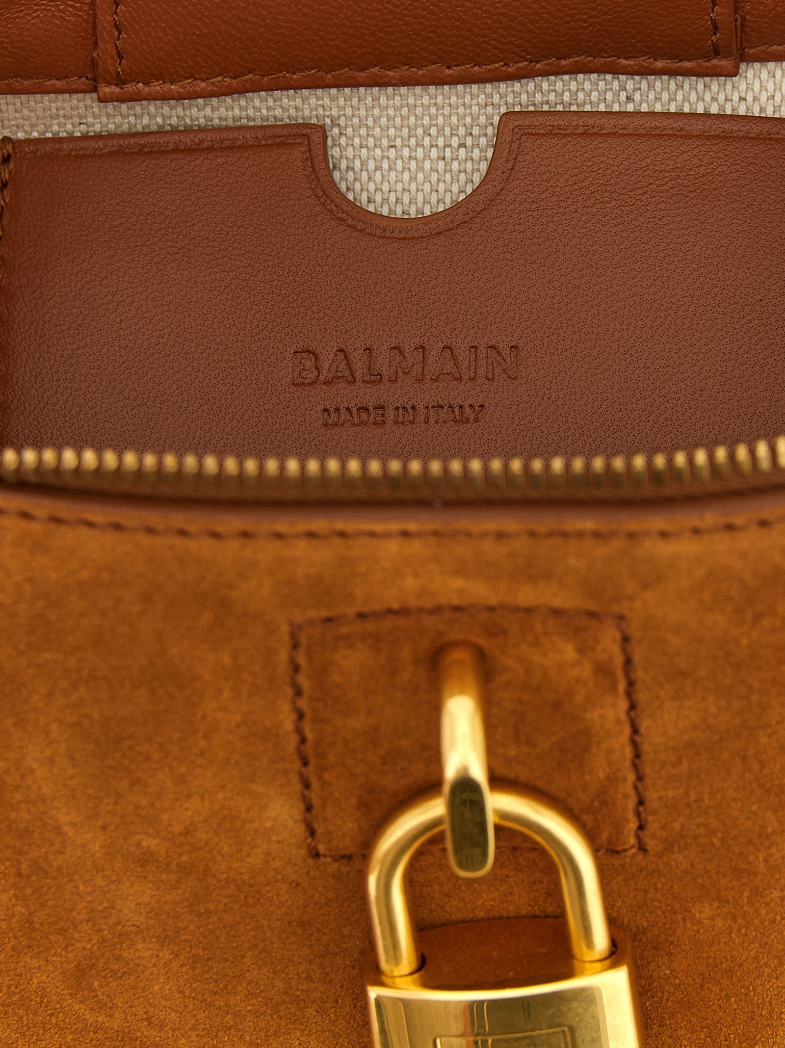 Braune Kalbsleder-Handtasche