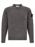 Grauer Baumwollcardigan Stone Island