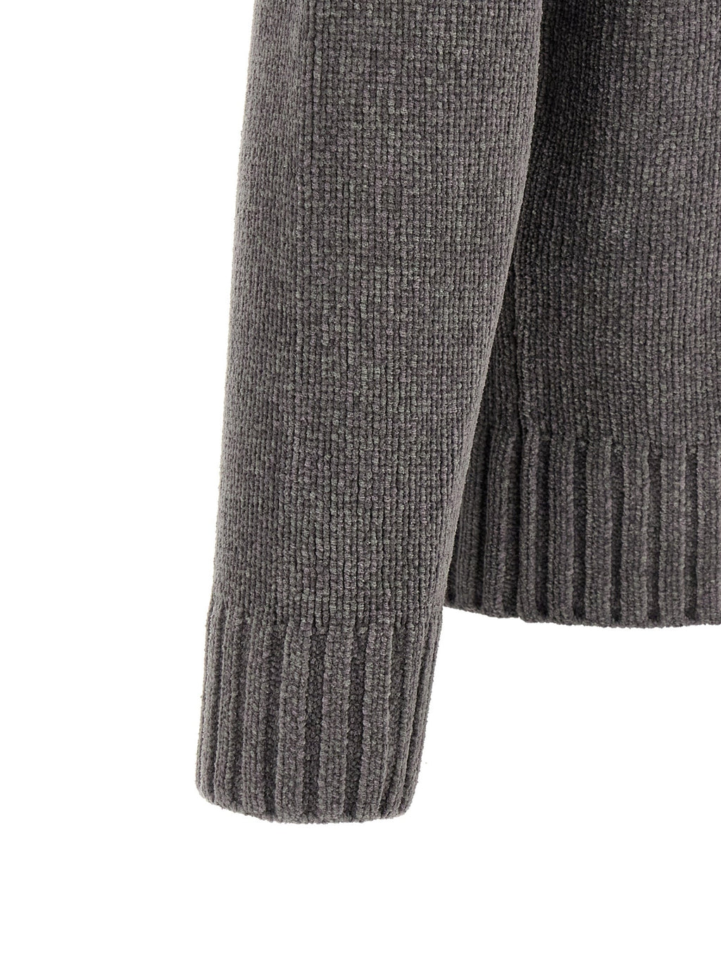 Grauer Baumwollcardigan Stone Island