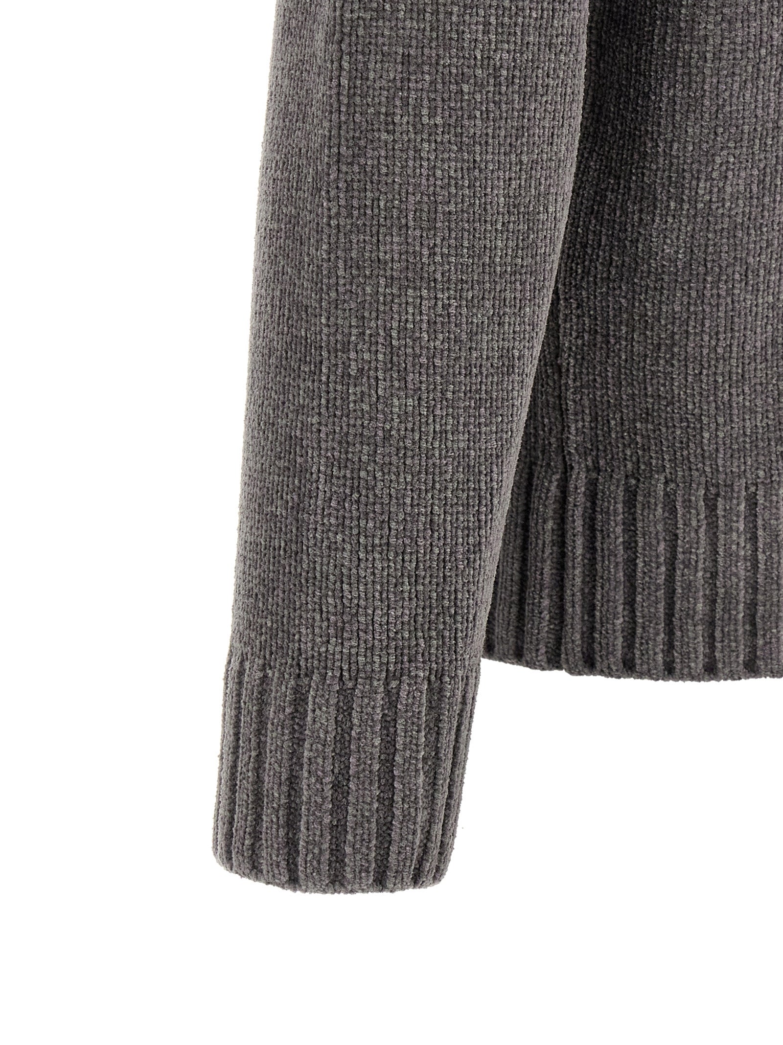 Grauer Baumwollcardigan Stone Island