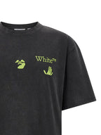 Schwarzes Baumwoll-T-Shirt