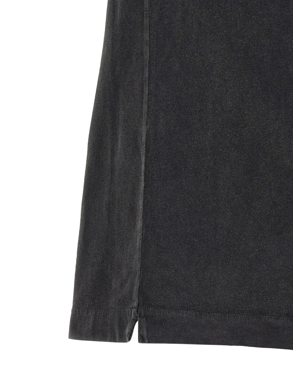 Schwarzes Baumwoll-T-Shirt