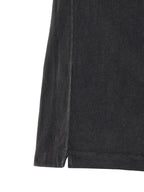 Schwarzes Baumwoll-T-Shirt