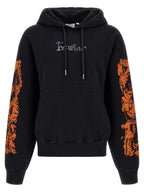Schwarzer Baumwoll-Sweatshirt