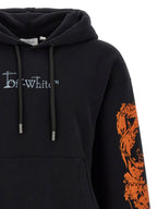 Schwarzer Baumwoll-Sweatshirt