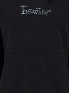 Schwarzer Baumwoll-Sweatshirt