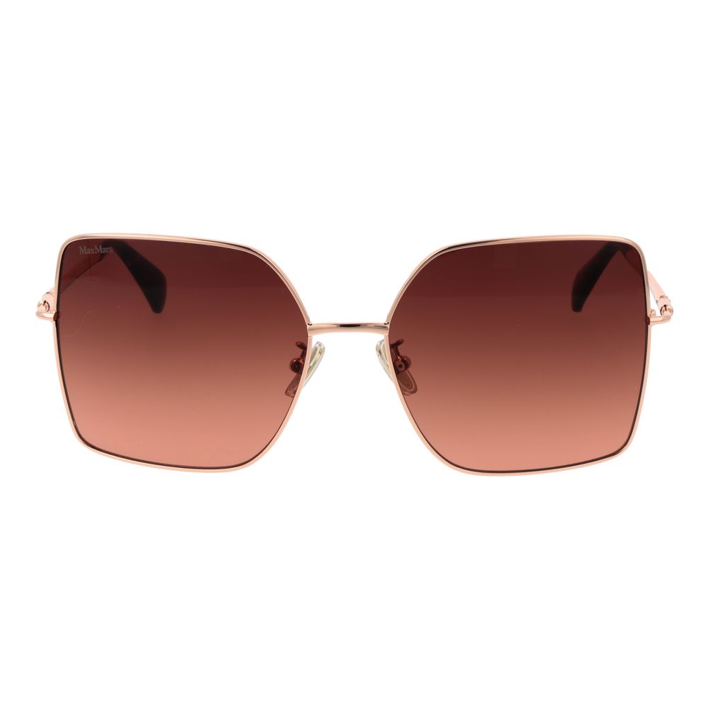 Roségoldfarbene Sonnenbrille aus Metall 1062237