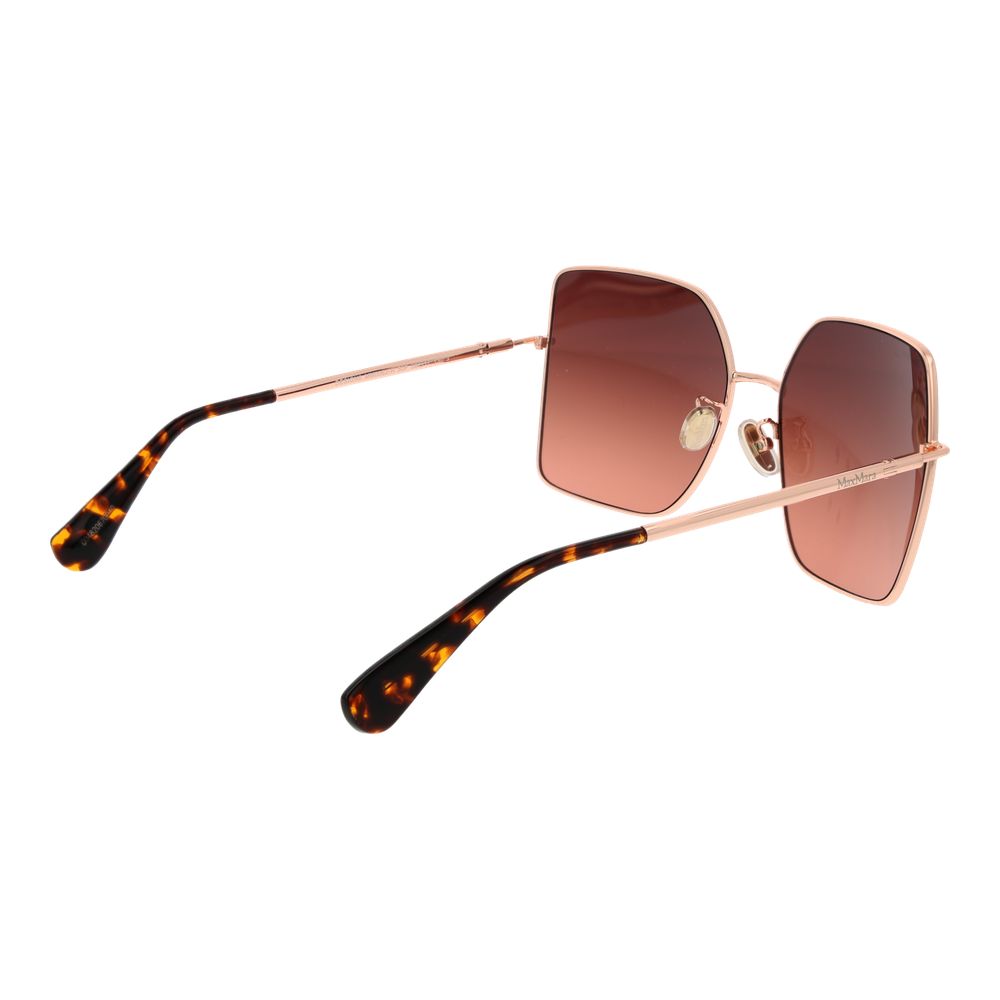 Roségoldfarbene Sonnenbrille aus Metall 1062237