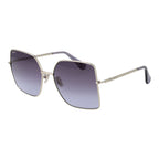 Sonnenbrille aus silbernem Metall Max Mara