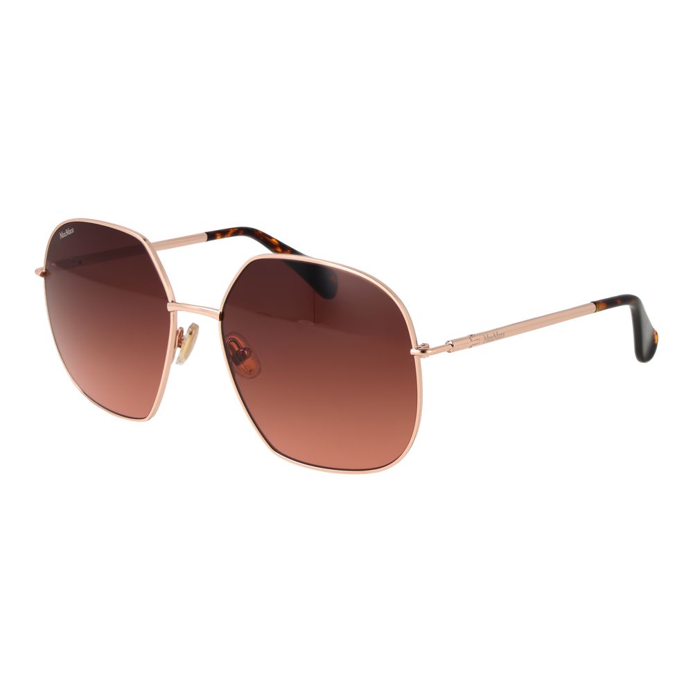 Roségoldfarbene Sonnenbrille aus Metall 1062245