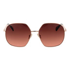 Roségoldfarbene Sonnenbrille aus Metall 1062245