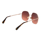 Roségoldfarbene Sonnenbrille aus Metall 1062245