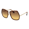 Braune Sonnenbrille aus Metall Max Mara