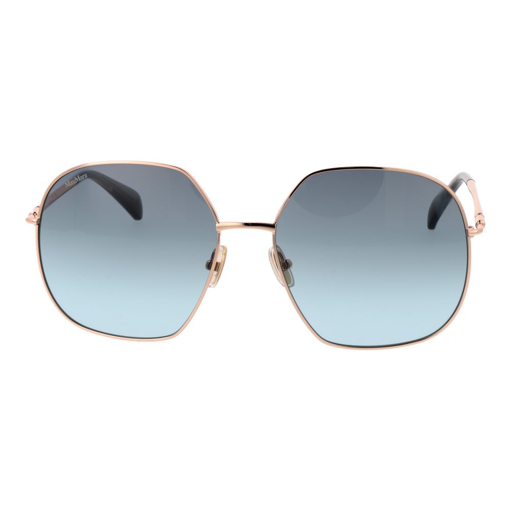 Roségoldfarbene Sonnenbrille aus Metall 1062246