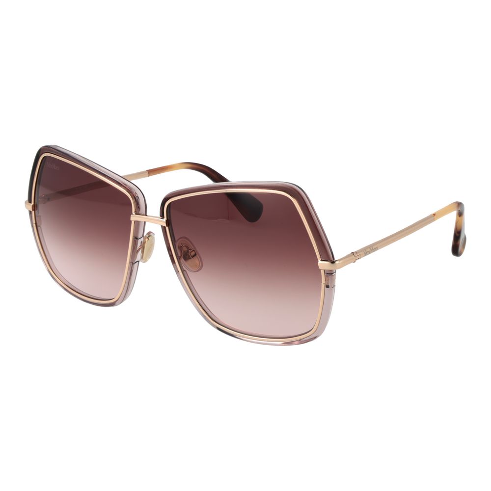 Sonnenbrille aus Goldmetall