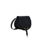 Schwarze Bos Taurus Kalbsleder Schultertasche