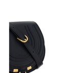 Schwarze Bos Taurus Kalbsleder Schultertasche